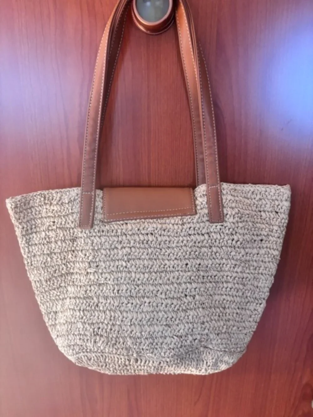 Brand New J.Crew Straw tote bag